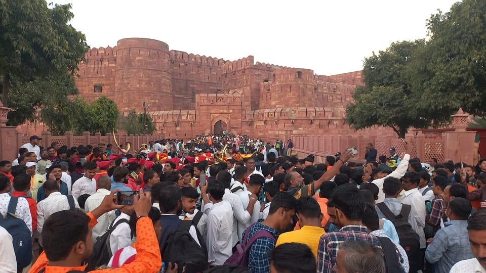 Shivaji Maharaj Jayanti 2023 Uproar over entry into Agra Fort