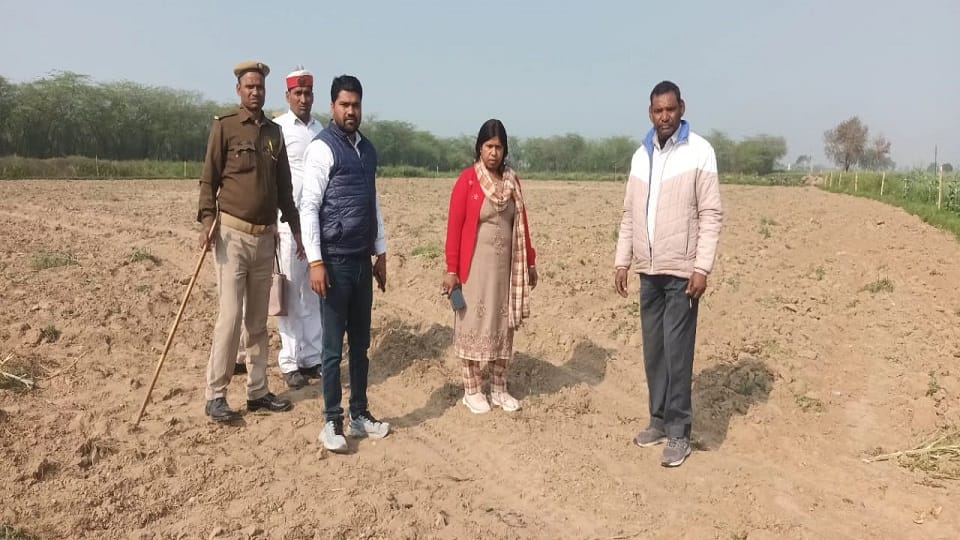 Digging of potatoes from government land before auction case against four