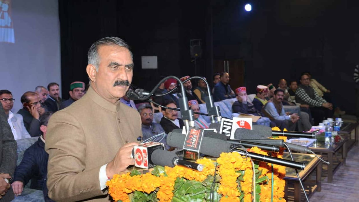 Mandi Shivratri: CM sukhvinder  Sukhu said - the work of Shivdham and Mandi airport will be completed