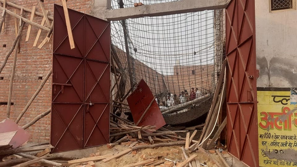 negligence of landowner Madanlal Sharma came to out in incident in Rupnagar Colony of Loni