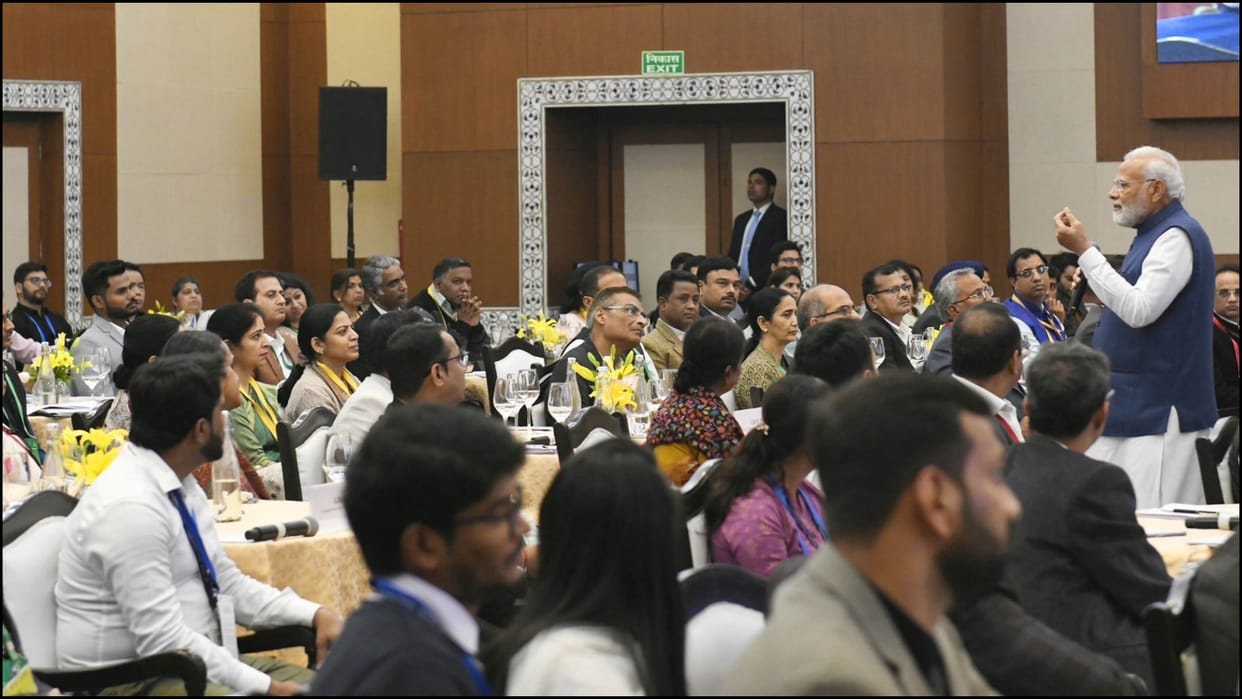 PM Modi addresses officials of Department of Personnel and Training at chintan shivir