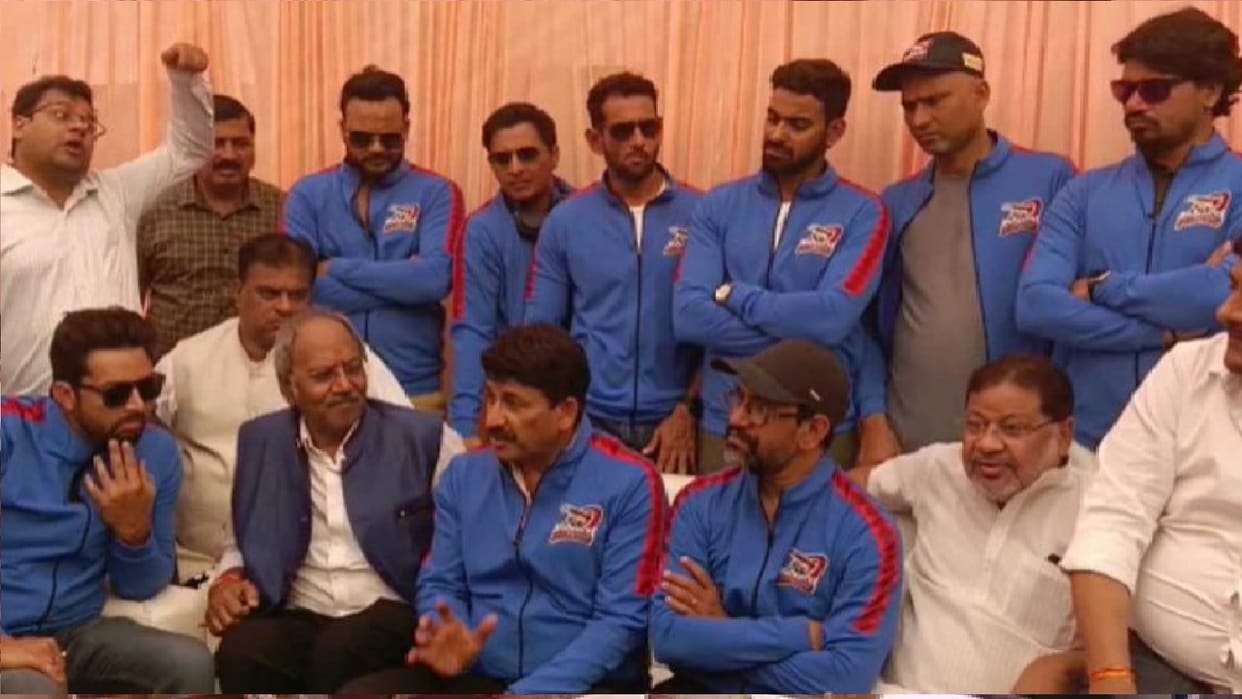 CCL in Raipur: Brijmohan gave welcome party to Bhojpuri Dabang