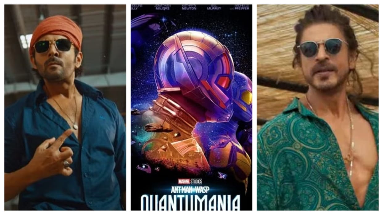 Saturday Box Office Report: srk Pathaan Kartik Aaryan Shehzada Ant Man and the wasp Quantumania Varisu earning