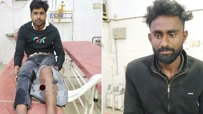 Two vicious robbers arrested in jaunpur police encounter both bullet shot in leg