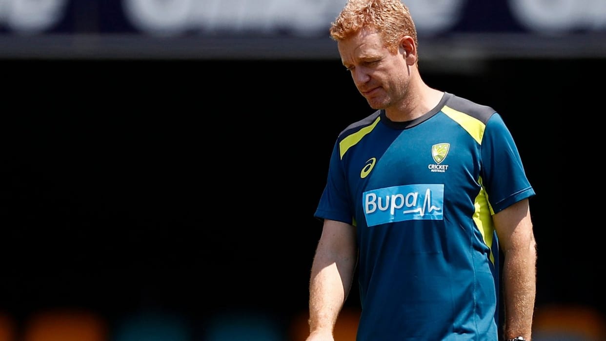 Australian Coach Andrew McDonald is unhappy with Team Performance in India some players went away from plan