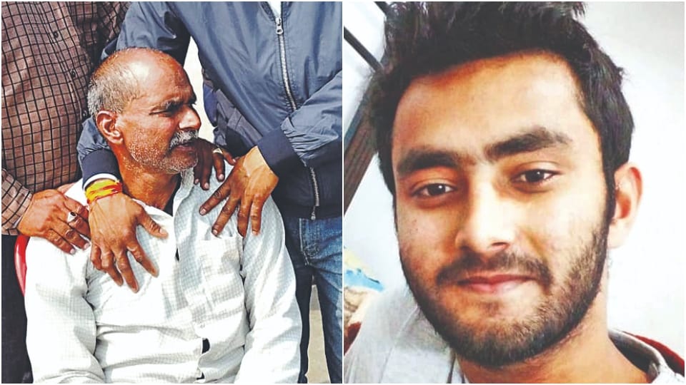 MBBS student Naveen father crying after seeing dead body in budaun