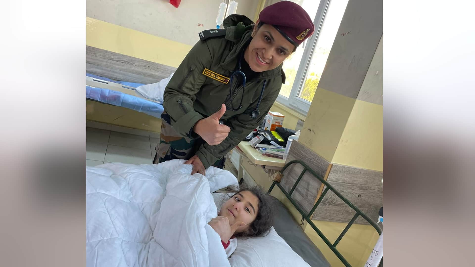 Turkey Earthquake operation dost Major Beena Tiwari, hugging Turkish woman in viral photos recounts experience
