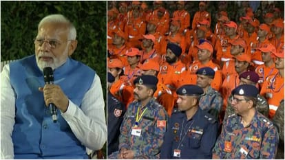 PM Modi interacts with NDRF Rescue professionals other organizations involved in 'Operation Dost' in Turkey