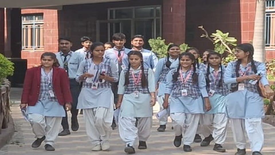Faces blossomed after seeing the paper on the first day CBSE Exam