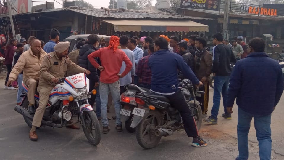 Attack on Woman in Firozpur cantt