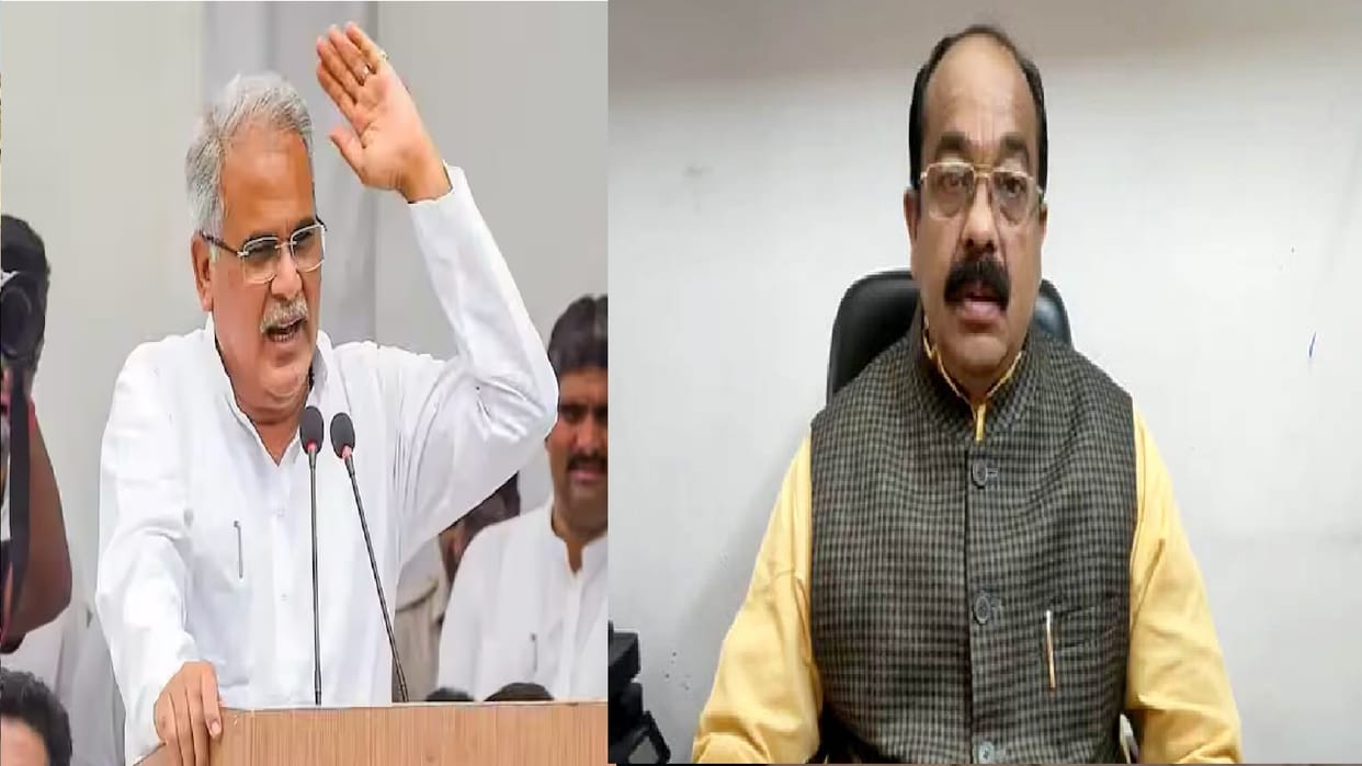 ED raids on CG Congress leaders house, Bhupesh blame on BJP