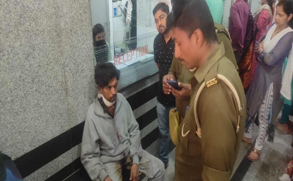 young man stabbed himself with knife in varanasi remained silent during police interrogation