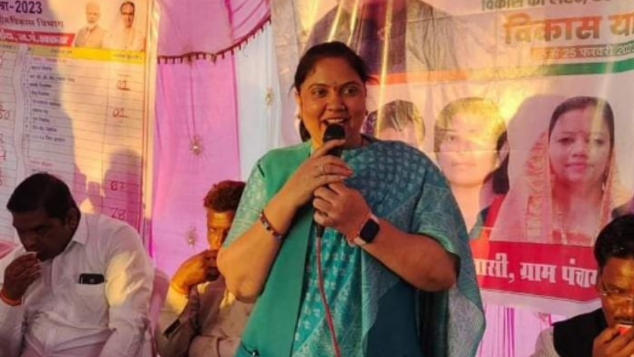 BJP MLA Sumitra will give 10th exam, left studies in the middle due to lack of school in the village