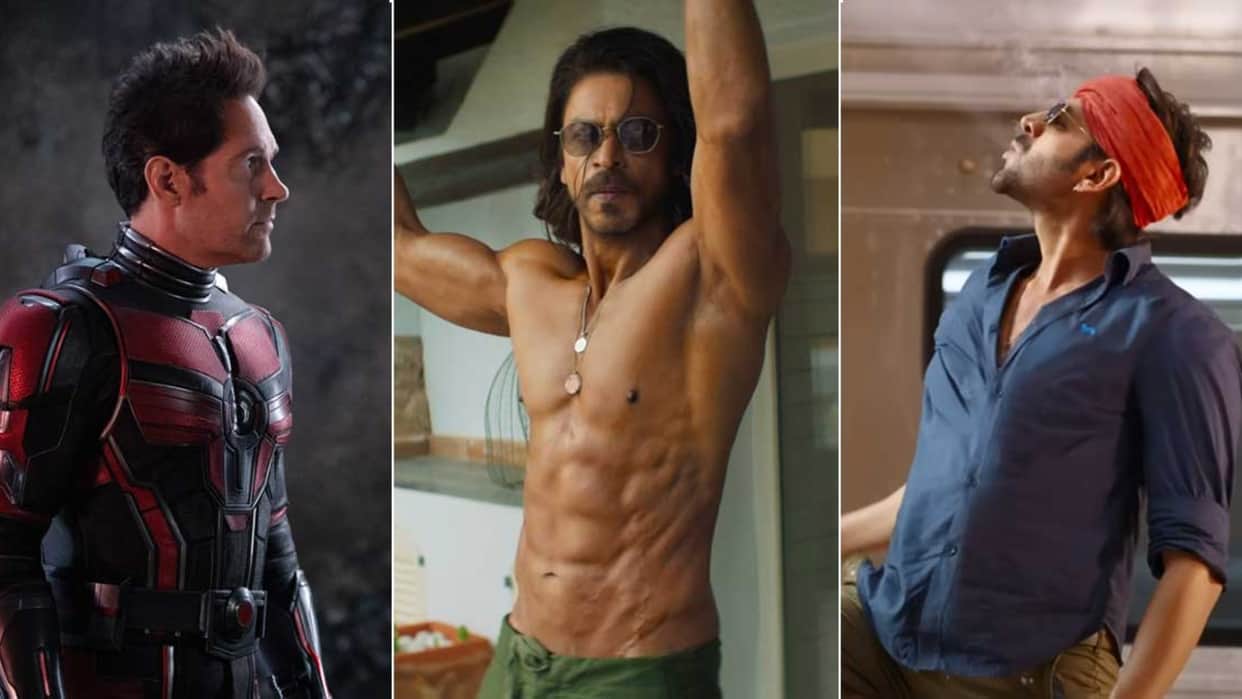 Box Office Report Srk Pathaan Kartik Aaryan Shehzada Ant-Man and the Wasp Quantumania monday Collection