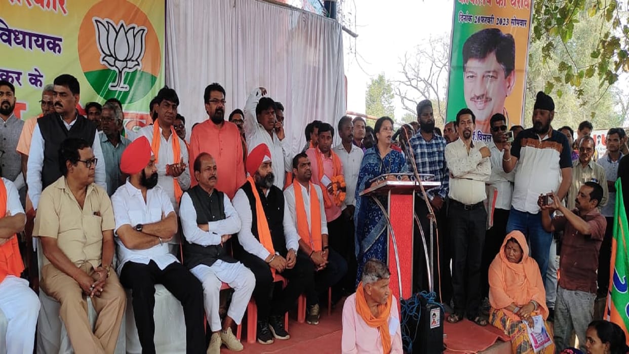BJP performance under Mor Awas mor Campaign in Mahasamund
