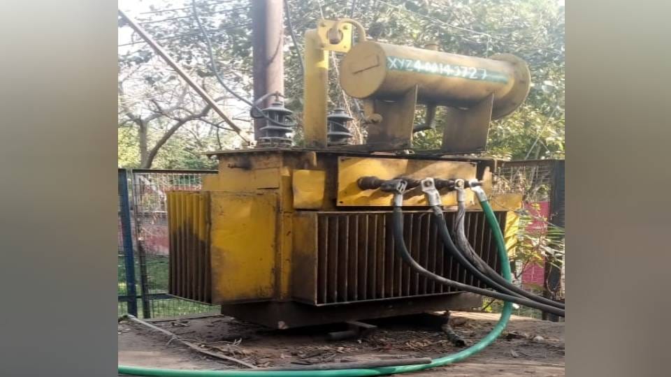 transformer blew up due to monkey shaking of electric pole and supply stopped for hours In Etah