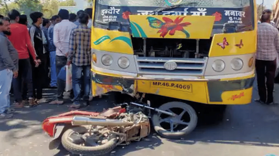 indore bus accident crime