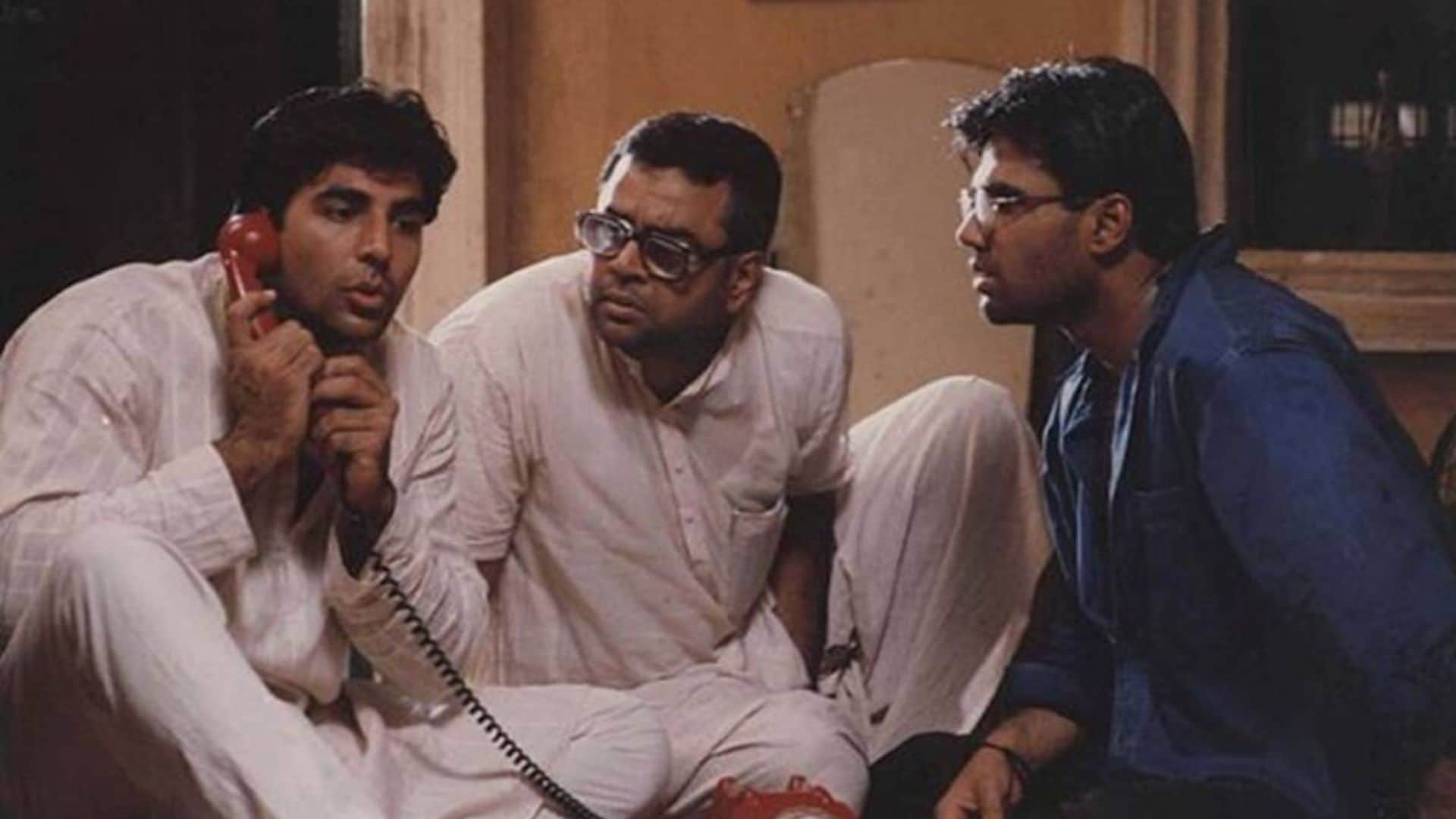 Hera Pheri 3 shooting starts Akshay Kumar Paresh Rawal Suniel Shetty Kartik Aaryan is out after Shehzada flop