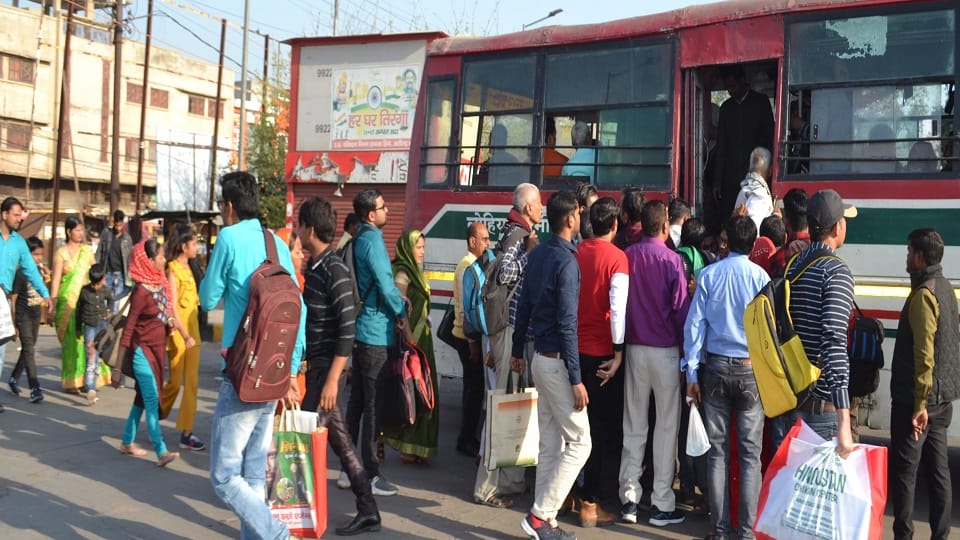 Depot facing shortage of roadways buses two new buses arrived and five auctioned