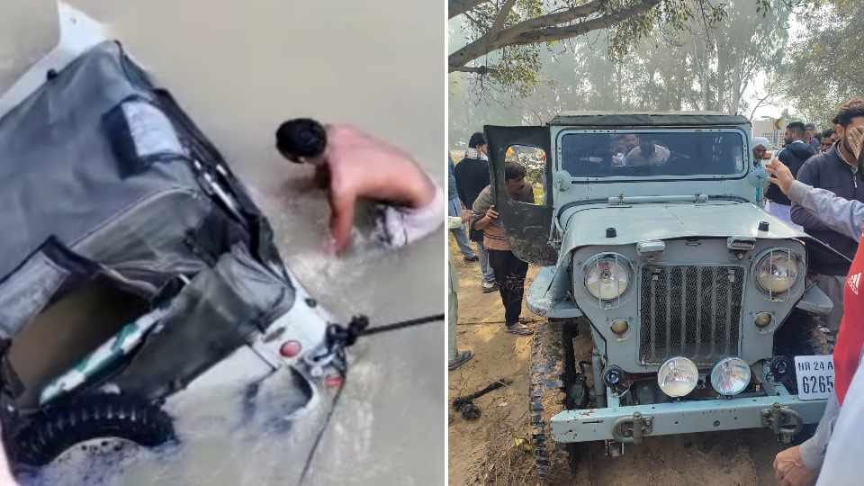 Husband and wife died due to car falling in canal in Punjab