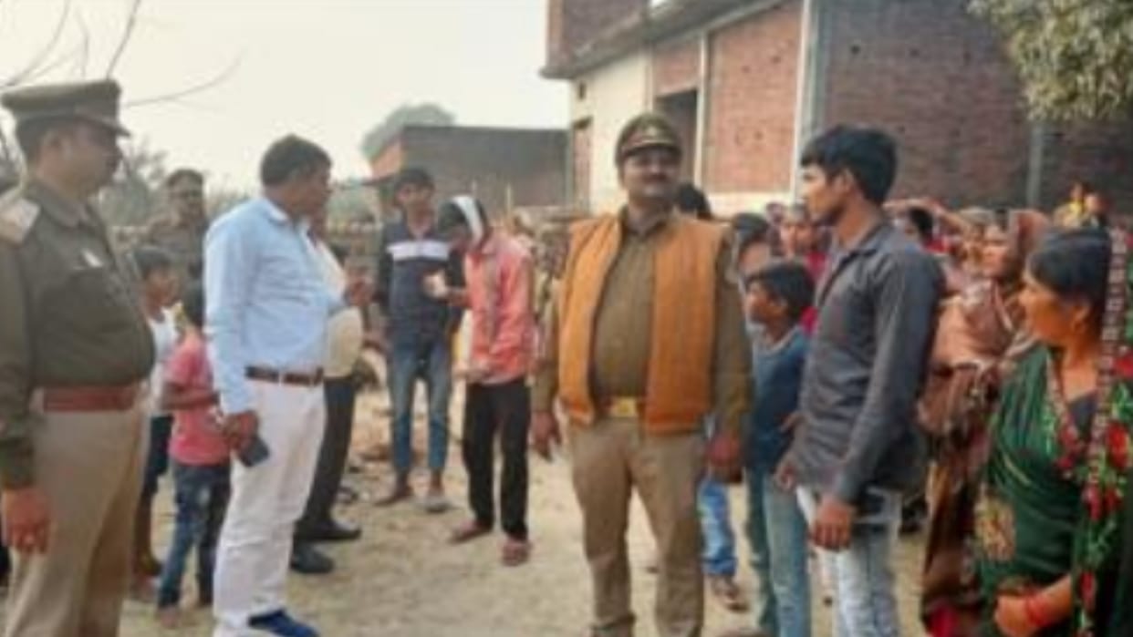 On information of leopard team of forest department remained restless for four hours