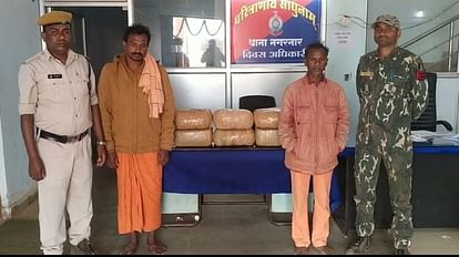 Jagdalpur Police got big success two smugglers arrested with 31 kilos ganja