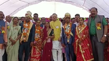 Mass marriage of 22 couples of Hardiya Sahu Samaj