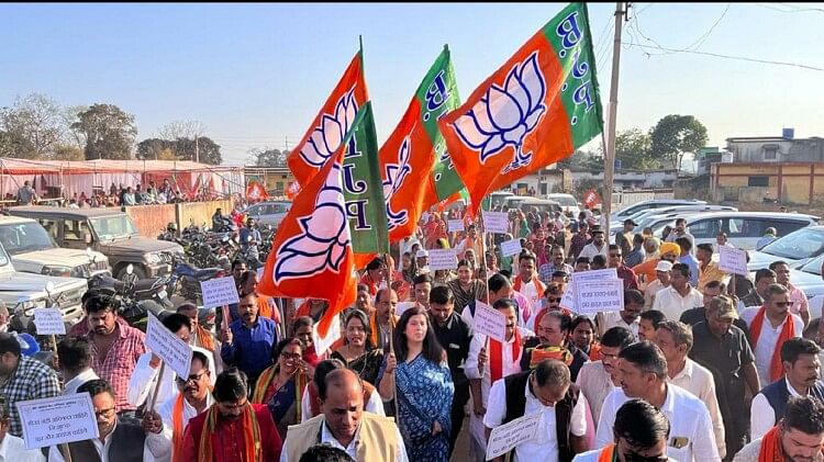 रायपुर:’मोर आवास, मोर अधिकार’ को लेकर बीजपी का हल्लाबोल, मंत्री रविंद्र के निवास का घेराव आज – Bjp Protest Against Bhupesh Government In Raipur Cg