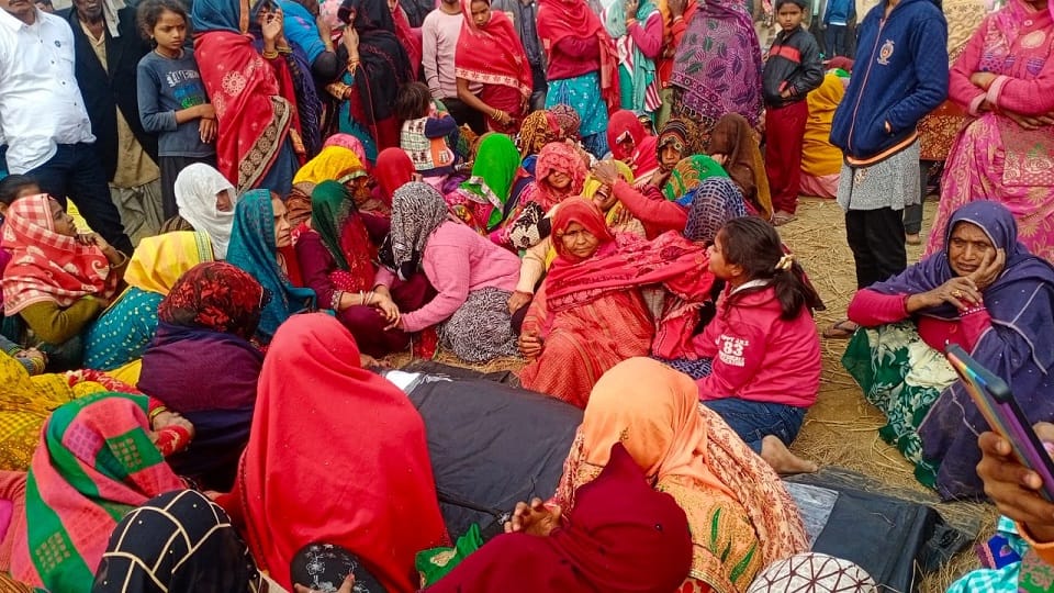 After driver teacher died after the dumper collided with the school vehicle 14 children injured