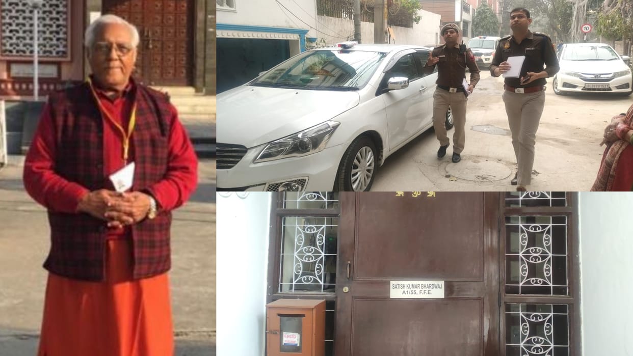 Delhi nebsarai murder case elderly was first killed pressing mouth with pillow then many pieces head by hammer