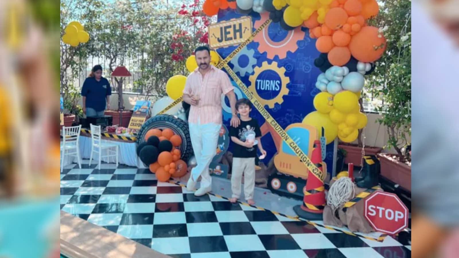 kareena kapoor saif ali khan celebrate son Jeh birthday with family and friends party photos goes viral