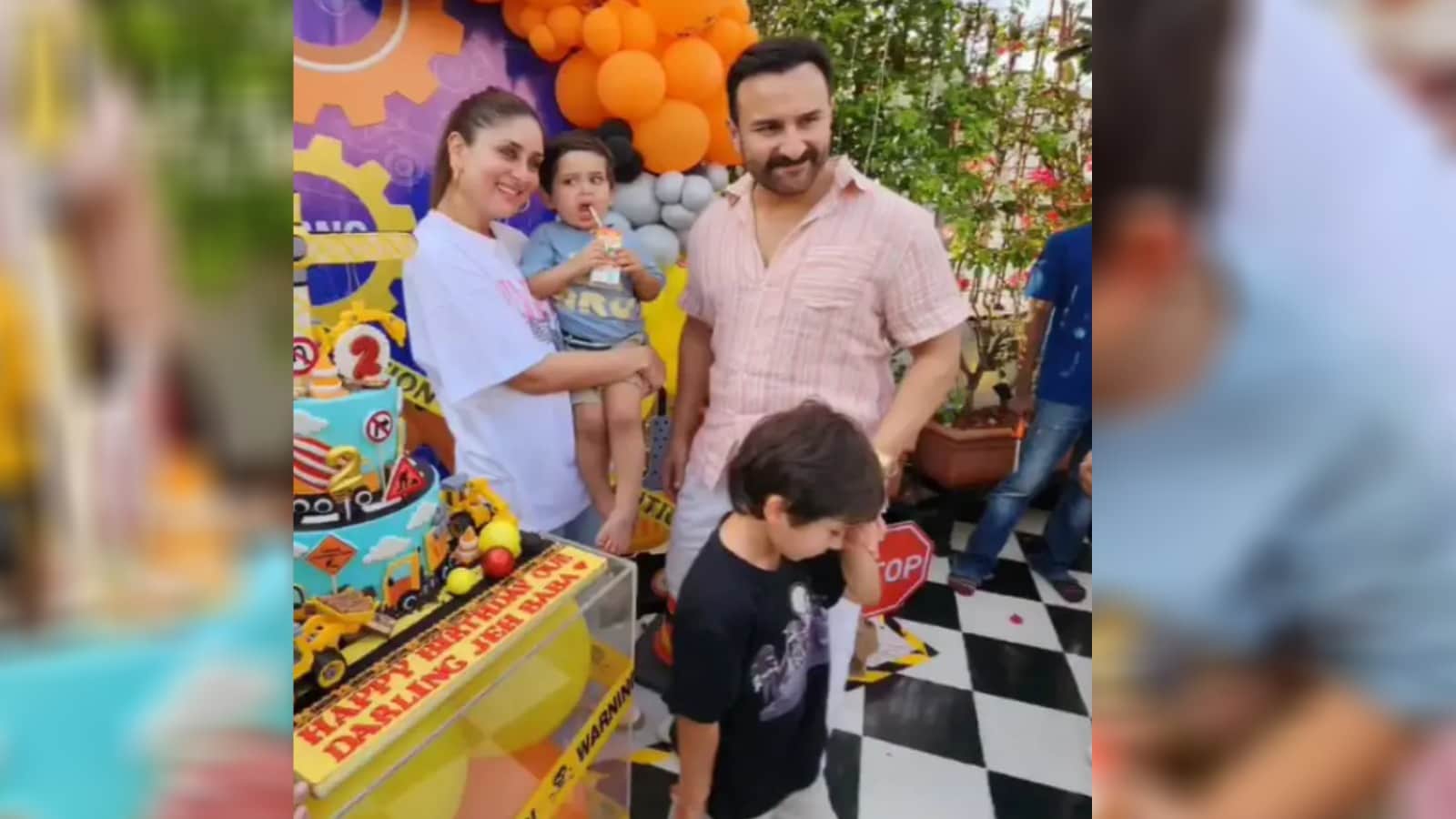 kareena kapoor saif ali khan celebrate son Jeh birthday with family and friends party photos goes viral