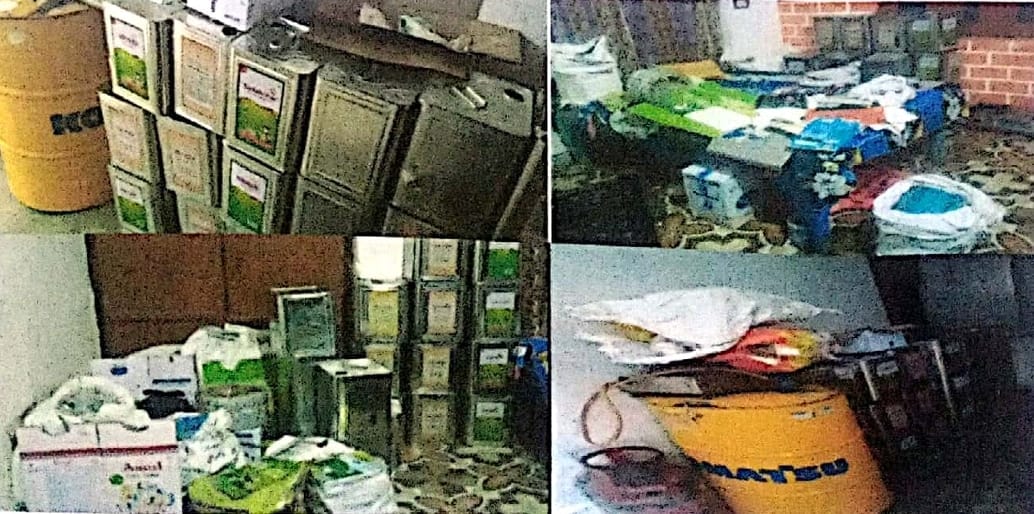 Fake ghee making factory busted in Jhalawar, large number of tins, empty wrappers recovered