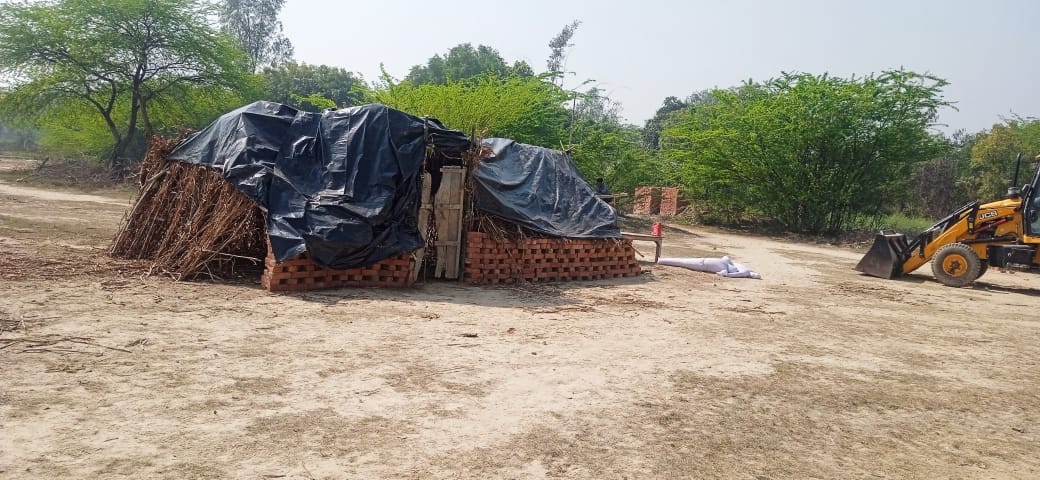Crime scene recreated in Kanpur Fire Case, Neither the goats were allowed to graze nor the media was allowed