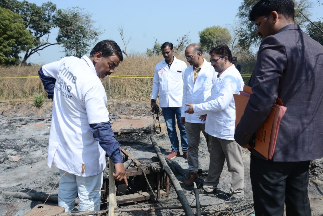 Crime scene recreated in Kanpur Fire Case, Neither the goats were allowed to graze nor the media was allowed