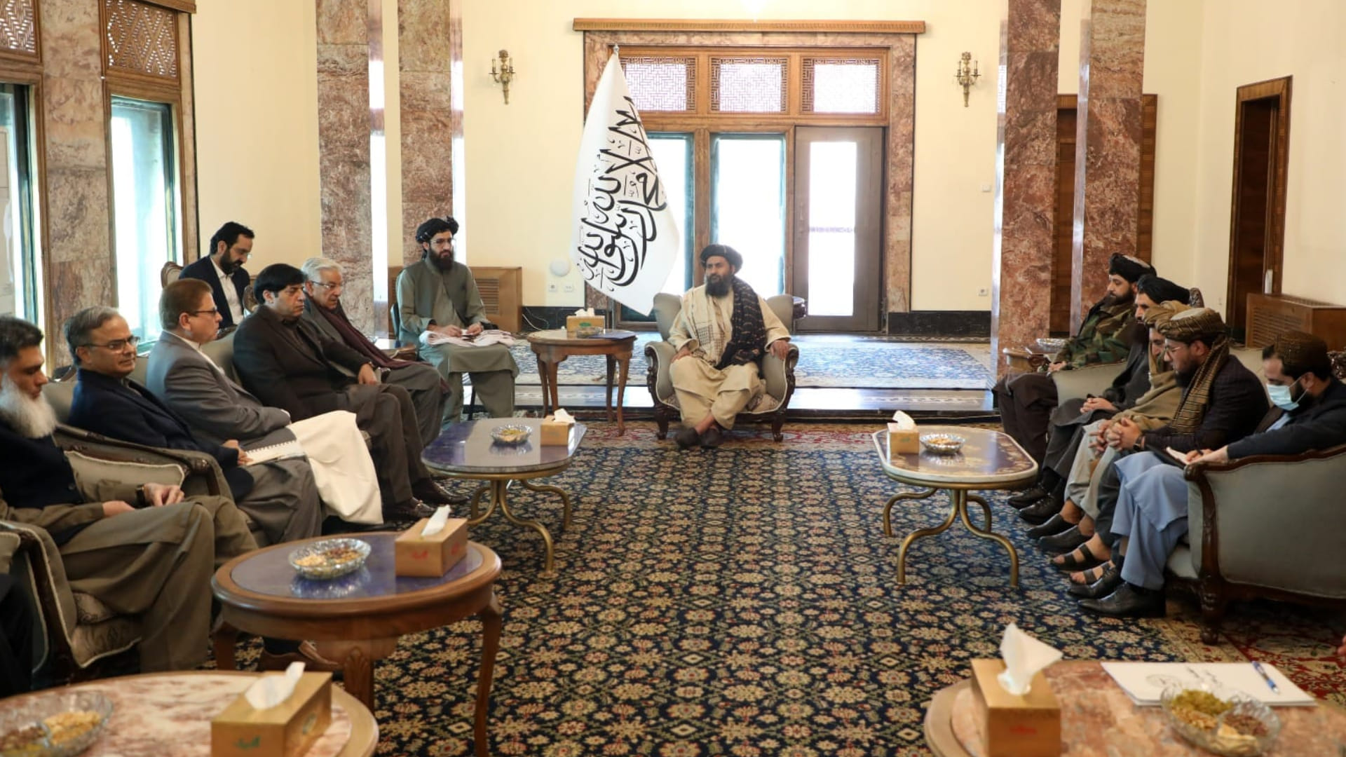 High-level Pakistani team meets Afghan Talibans acting deputy PM discuss security-related matters