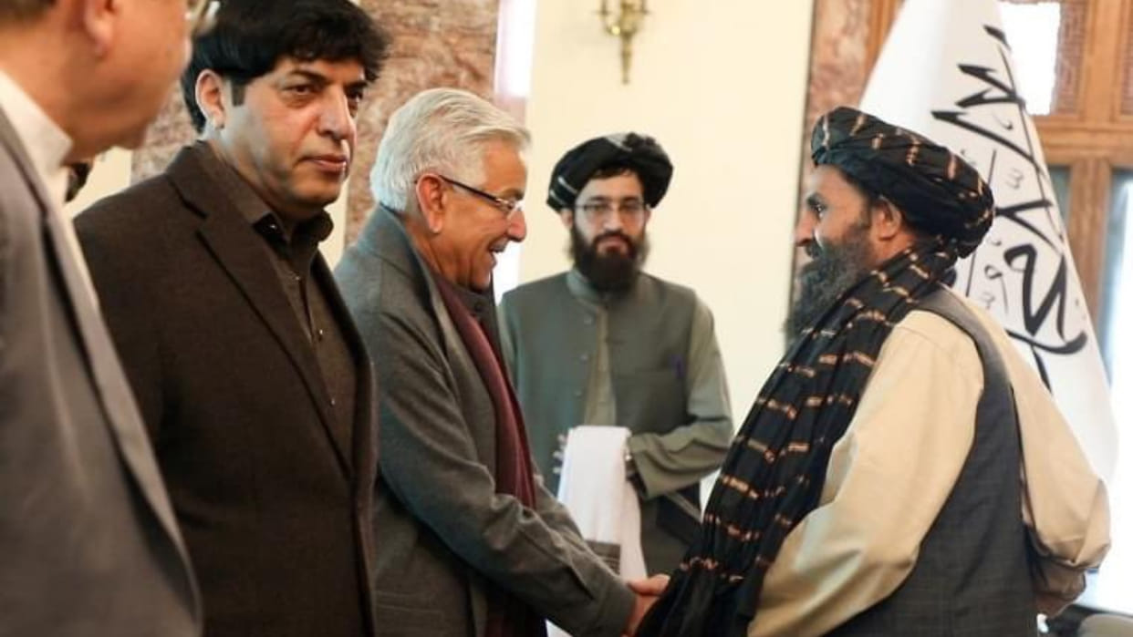 High-level Pakistani team meets Afghan Talibans acting deputy PM discuss security-related matters