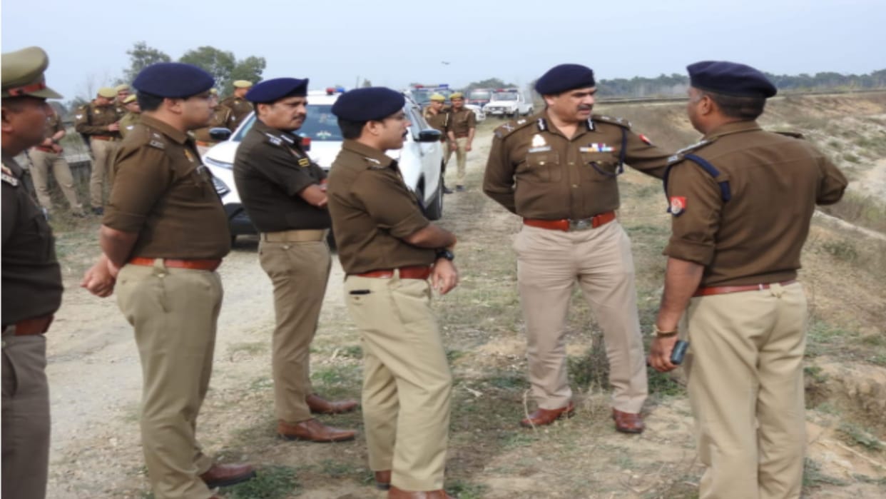Saharanpur: ADG inspected the crime scene in the murder of two people including woman
