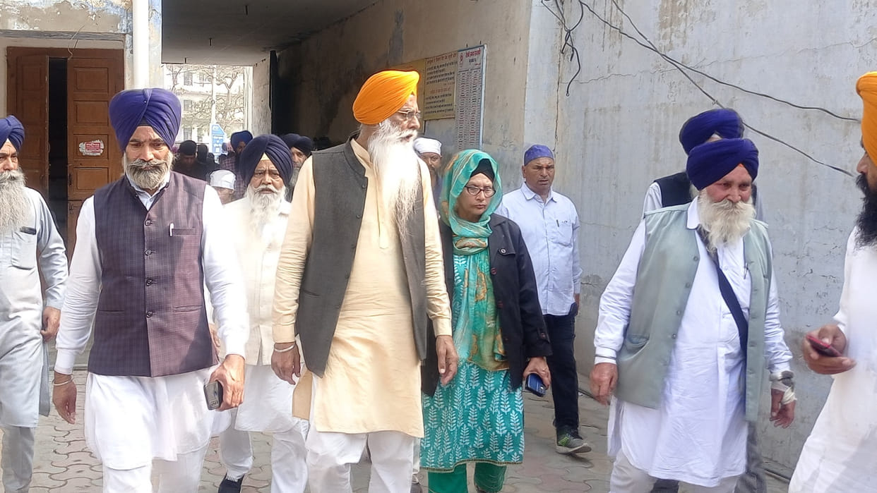 SGPC five-member committee reached Kurukshetra to take stock of the situation from Punjab