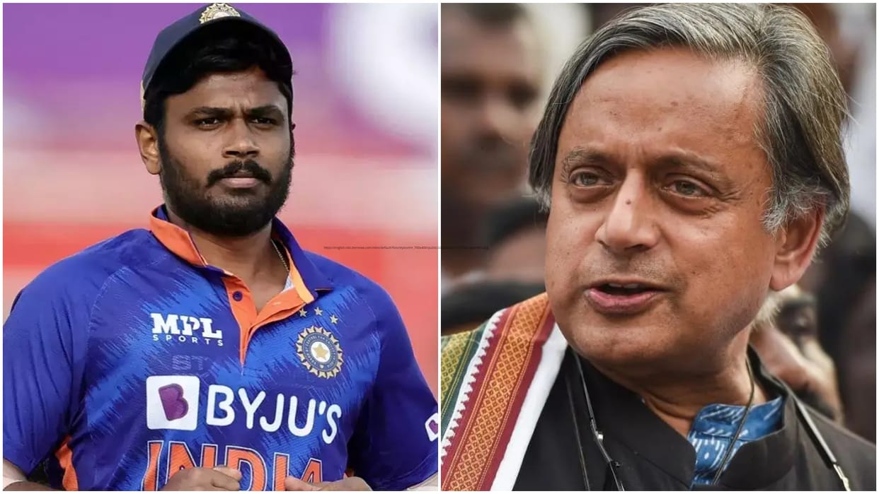IND vs AUS Shashi Tharoor pulls Sanju Samson in KL Rahul selection controversy raises questions about ODI team