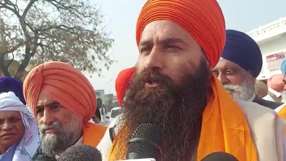 Saint Baljit Singh Daduwal announced in Kaithal and employees engaged in Gurdwaras of Haryana not remove