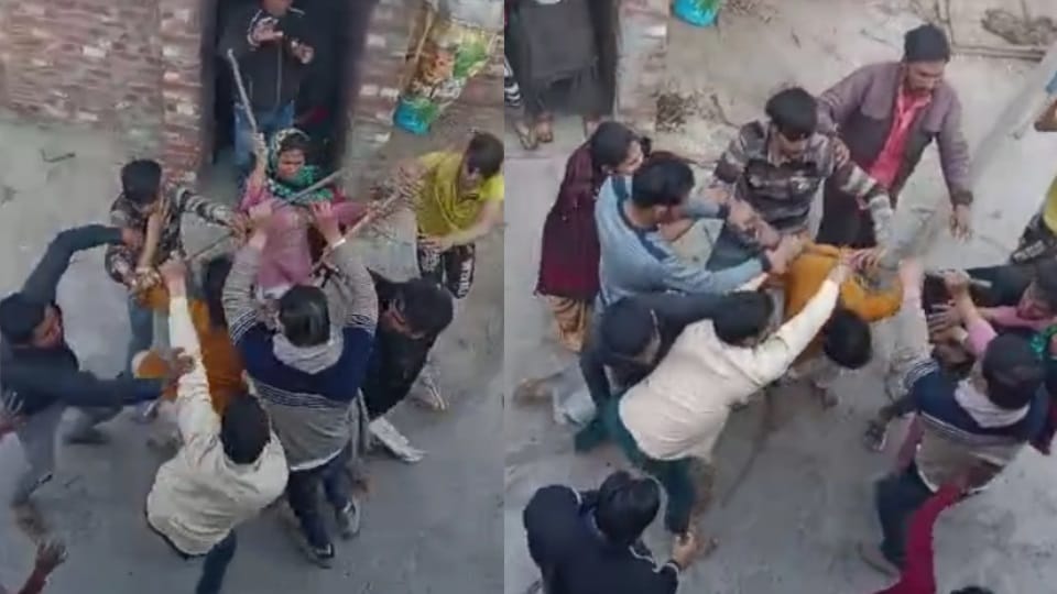 Roorkee: Fight between cousins Family four injured During Ruckus video viral