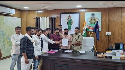 Youth Congress submitted memorandum to SP to prevent accidents in Balod