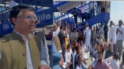 दिल्ली पुलिस ने पवन खेड़ा को रायपुर आने से रोका, जमकर नारेबाजी