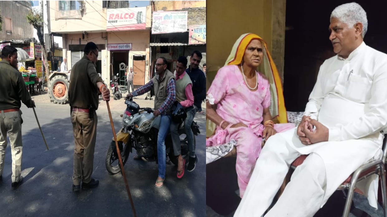 Meerut News Live 23 Feb: Trafic Police runs campeign, Minister of State Jaswant Mother died