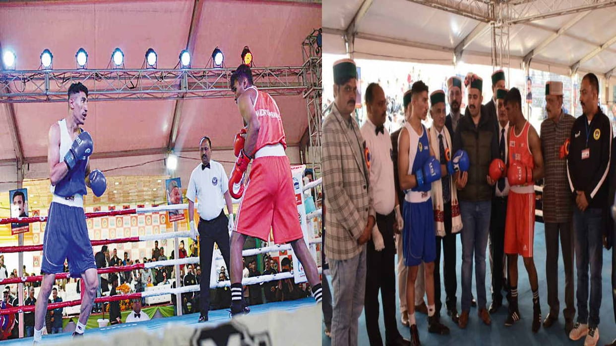 All India boxing competition: Himachal boxers dominated the first day