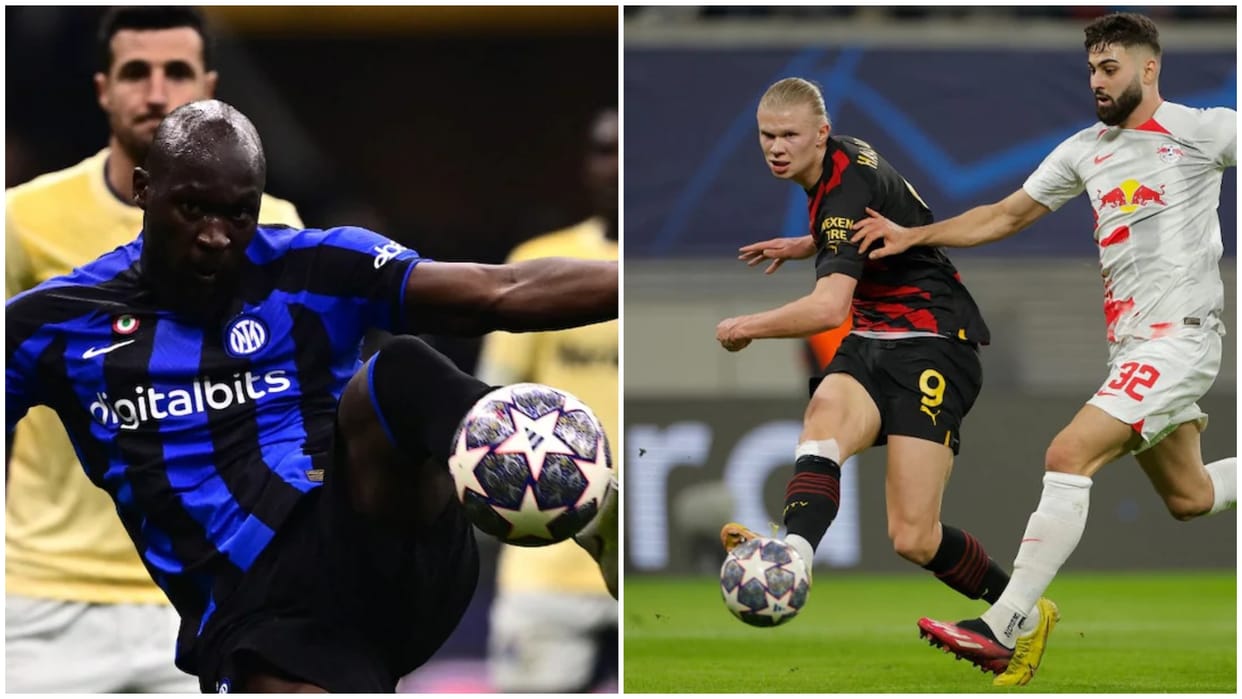 Champions League Inter Milan won by Romelu Lukaku goal against porto Manchester City RB Leipzig match draw