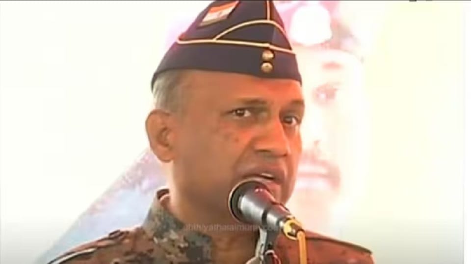 Chennai Police registered a case against Former Colonel BB Pandian for protest Army jawan killed
