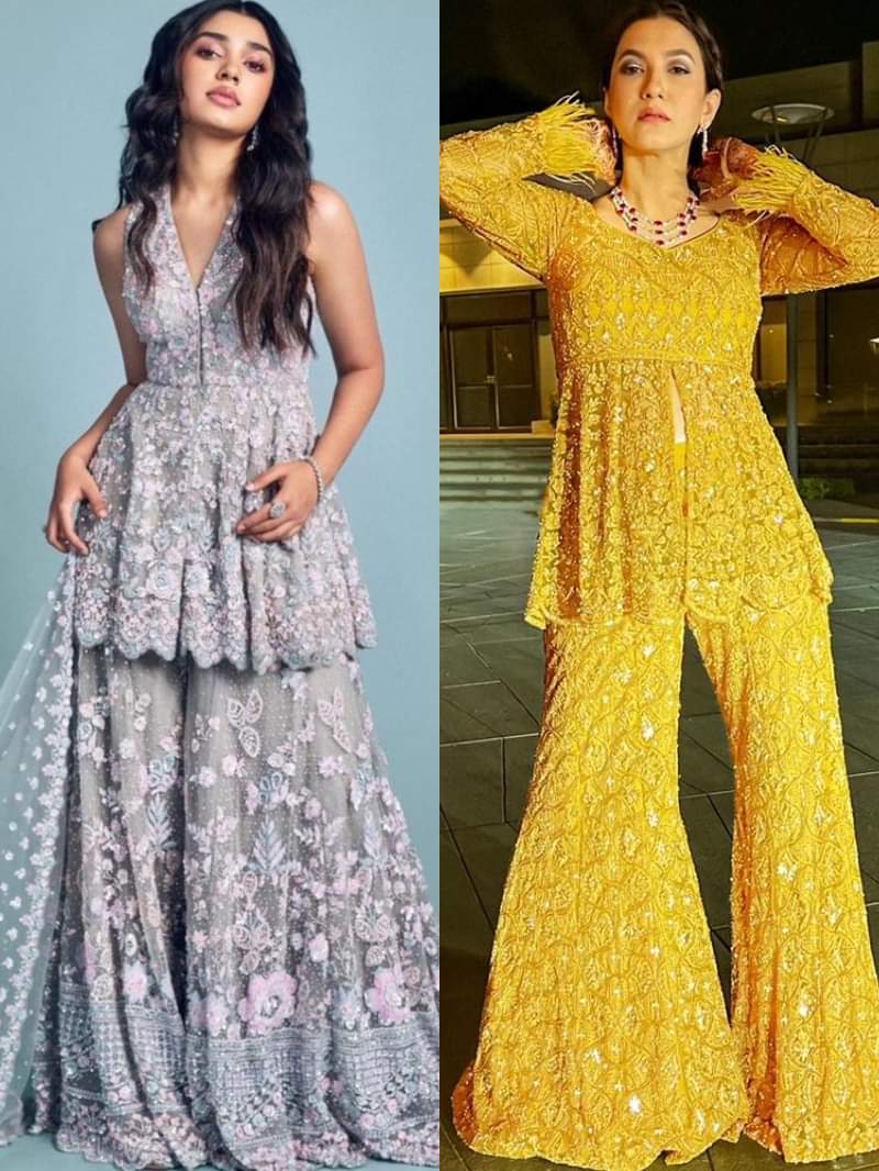 इन अभिनेत्रियों से लें शरारा-सूट के टिप्स