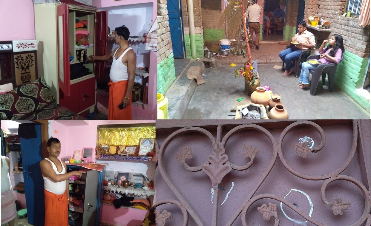 Miscreants entered the married house in banda, opened fire on the landlord, looted goods worth 10 lakhs